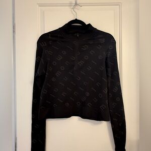 Lululemon Logo Quarter Zip Size small